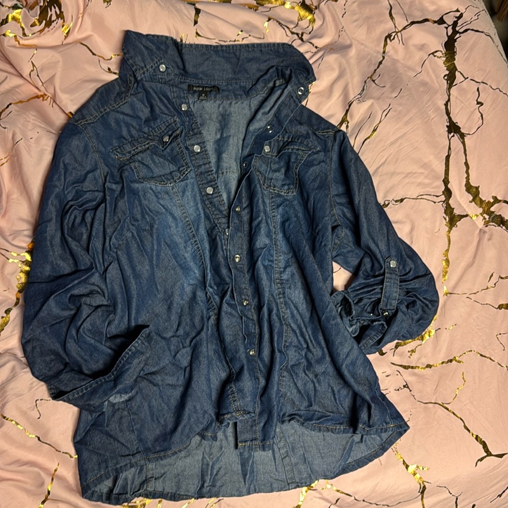 Button jacket top great condition 1x